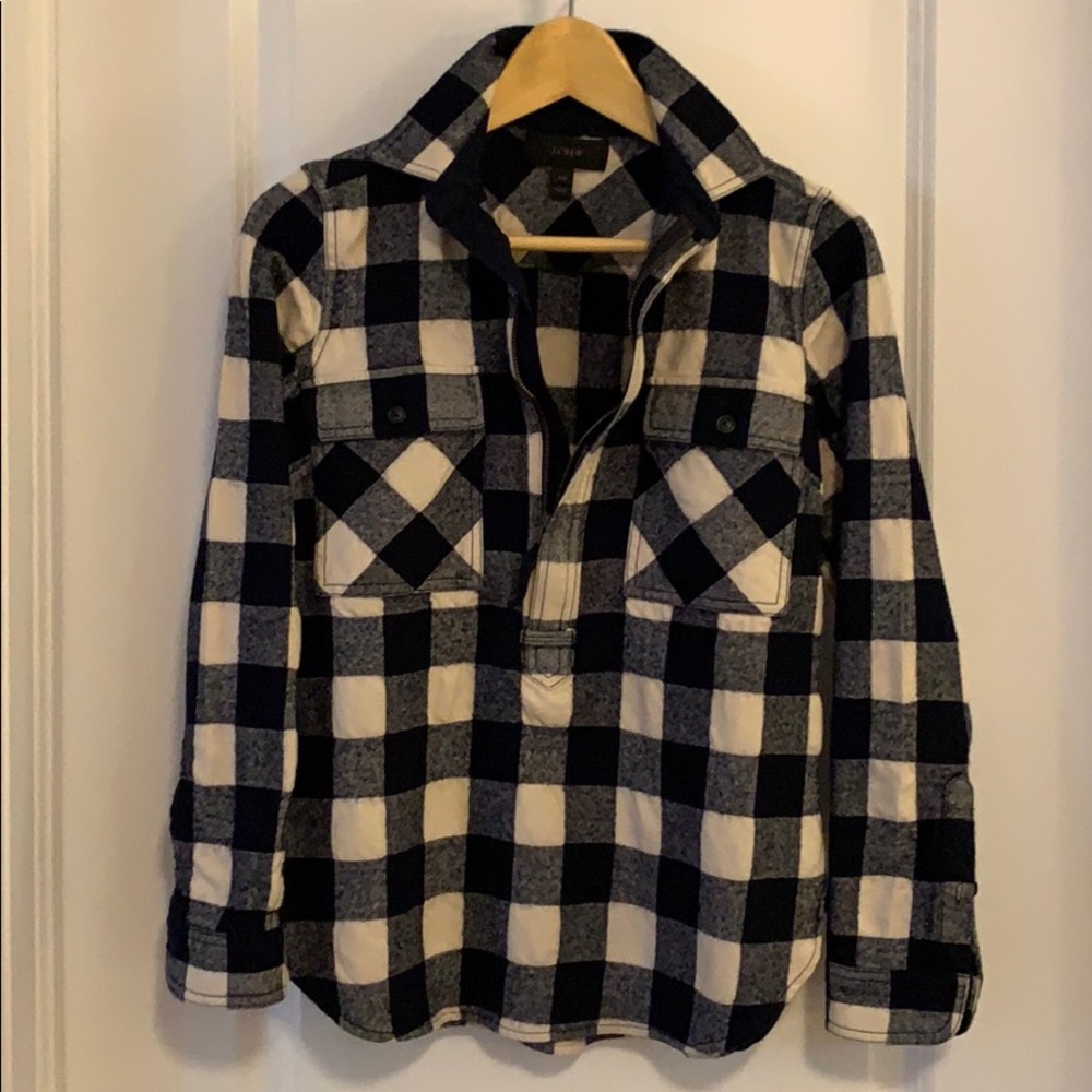 J Crew zip pullover